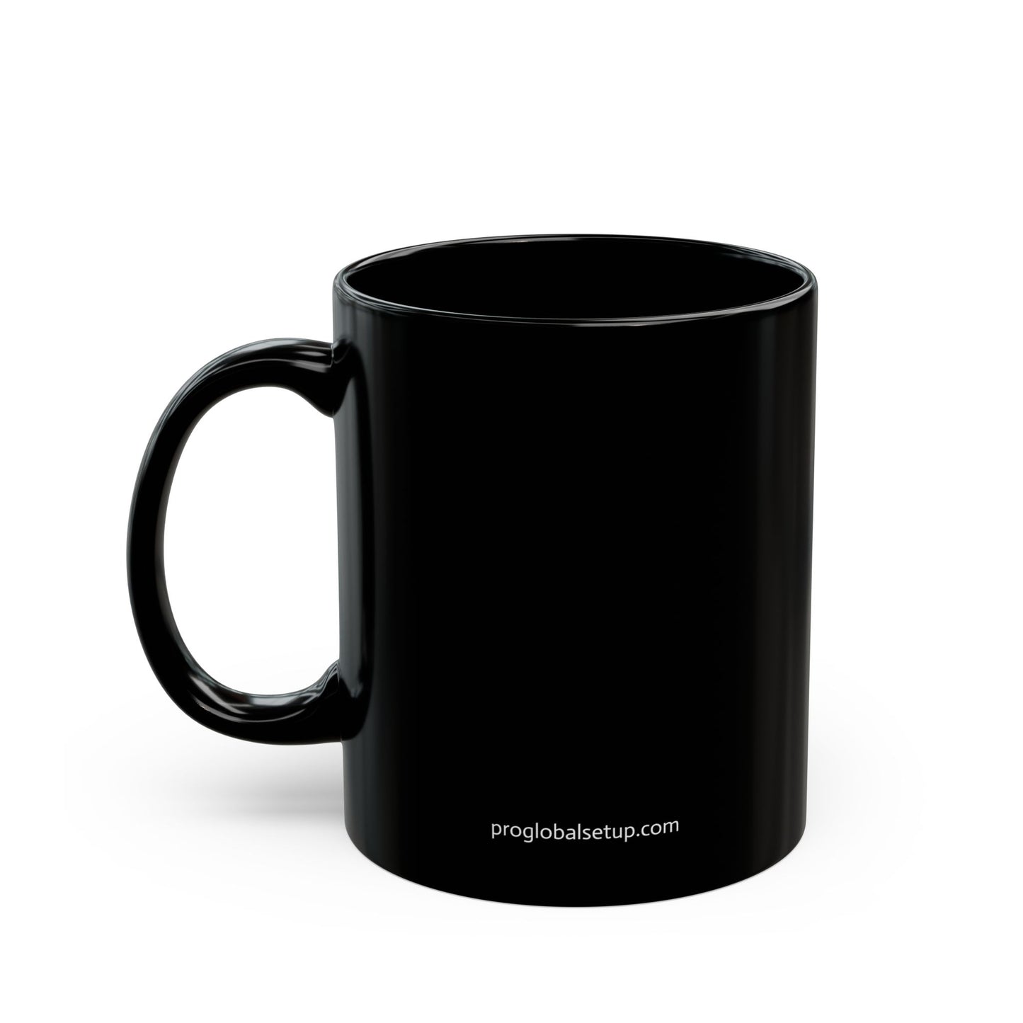 Inspiración. Productividad. Estilo. Taza de café – Negro mate (325 ml)
