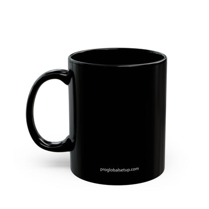 Inspiración. Productividad. Estilo. Taza de café – Negro mate (325 ml)