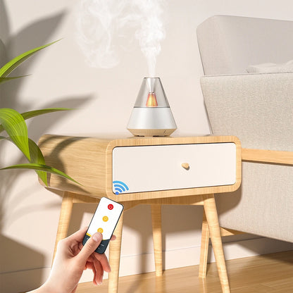 Humidificador y difusor, ideal para oficina en casa o dormitorio, aromaterapia, alimentación por USB, 6-12 horas de duración, apagado automático y luz ambiental.