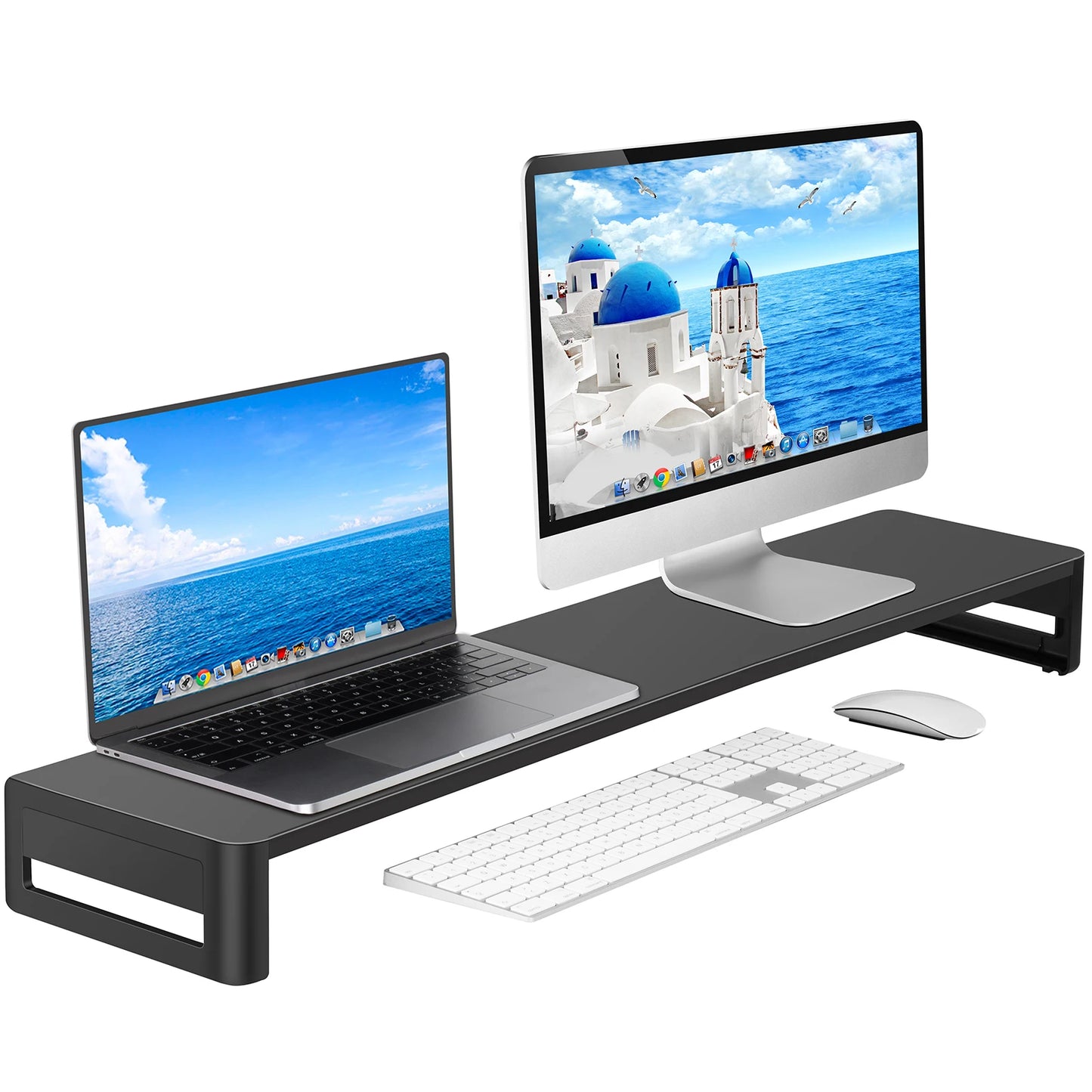 Monitor Desk Stand With USB Hub Support Metal USB Computer Laptop Stand Riser